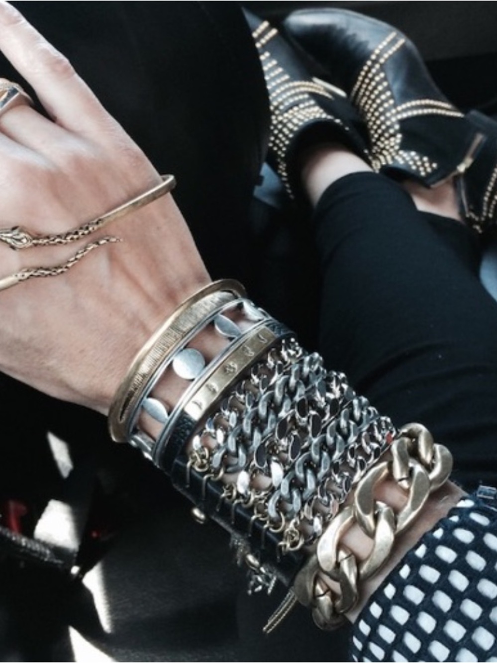 Jenny Bird Gold Riri Bracelet.